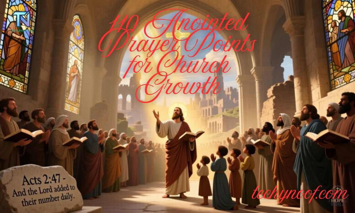 110 Anointed Prayer Points for Church Growth with Powerful Bible Verses