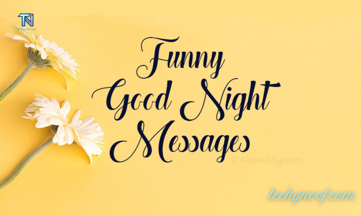Funny Good Night Messages to Make Them Smile