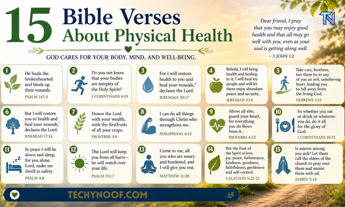 15 Bible Verses About Physical Health
