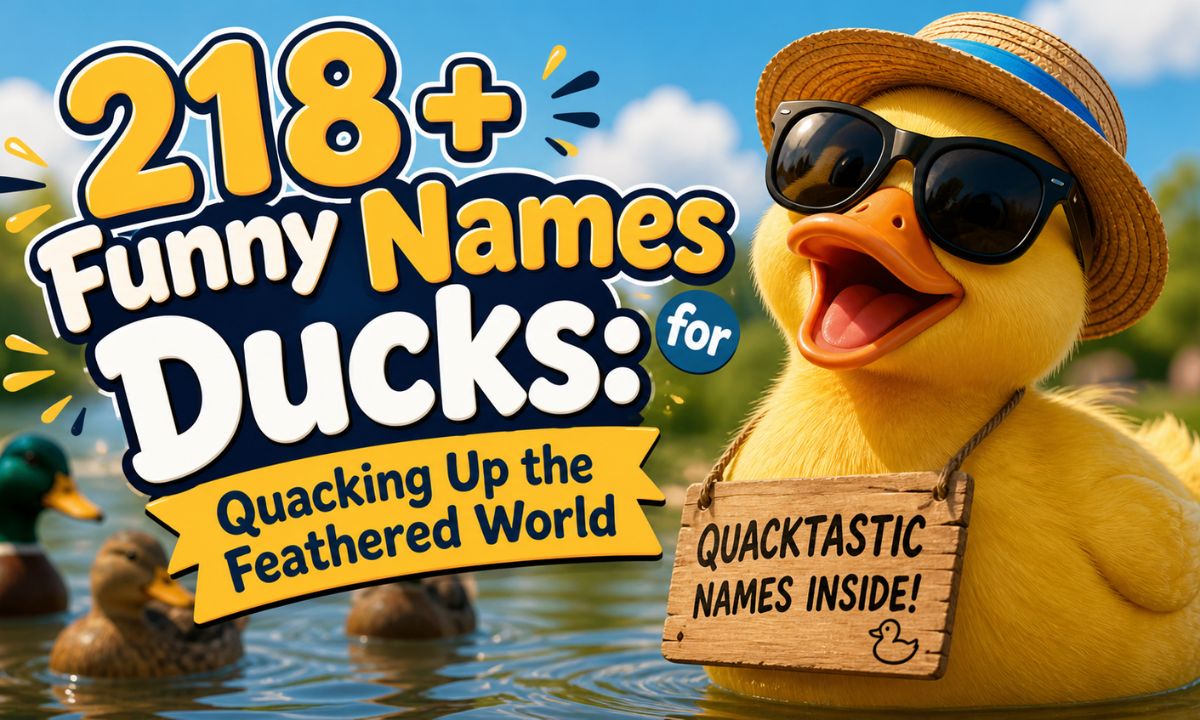 _Funny Names for Ducks Quacking Up the Feathered World